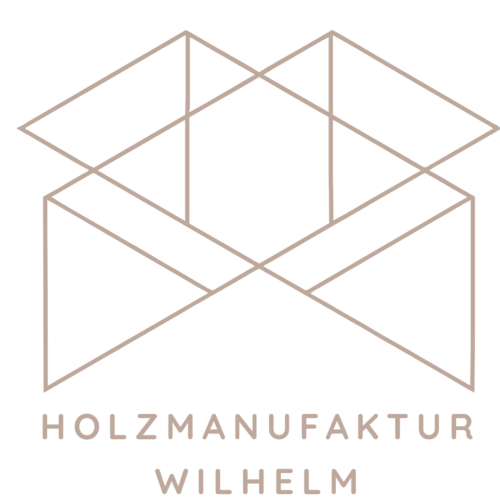 Holzmanufaktur Wilhelm Logo in Beige